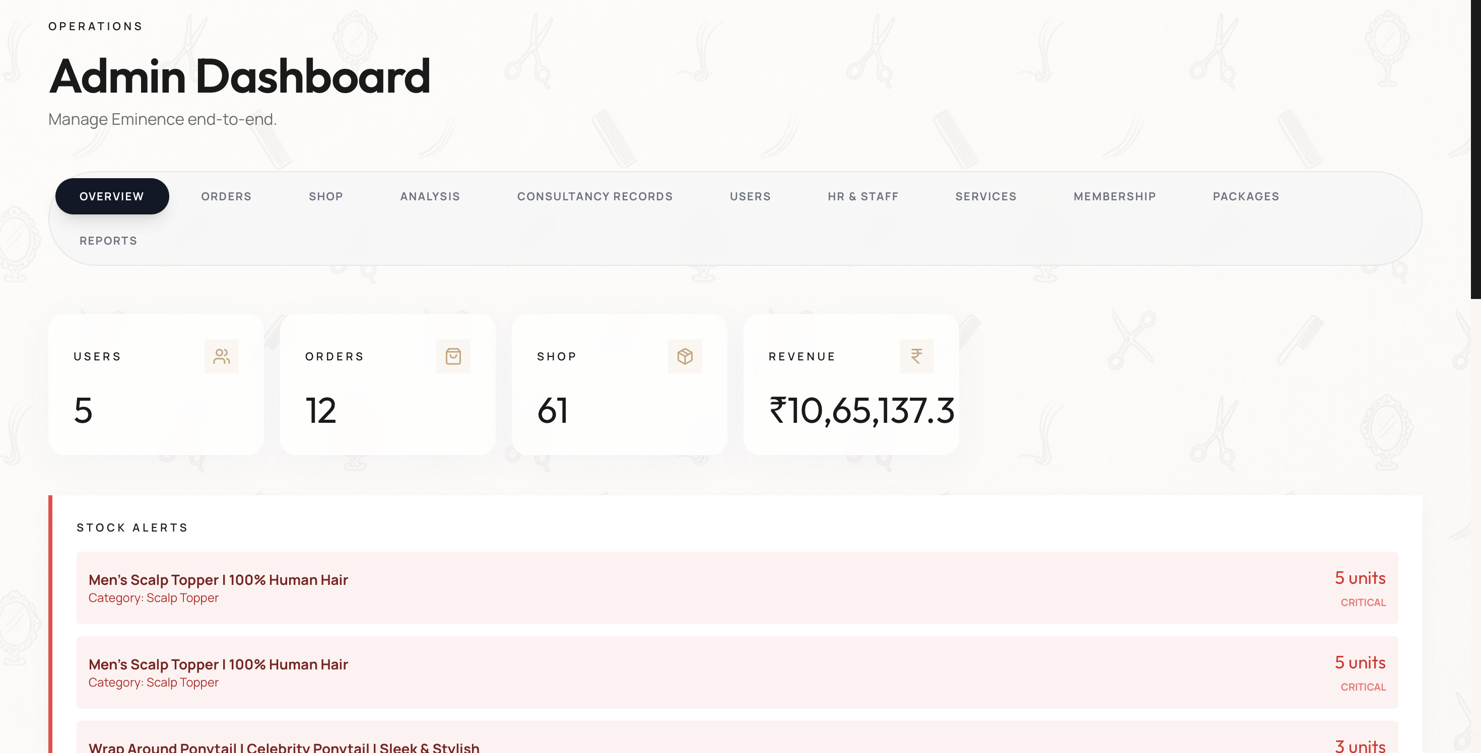 CRM Dashboard — SaaS / Dashboard Portfolio Showcase 1